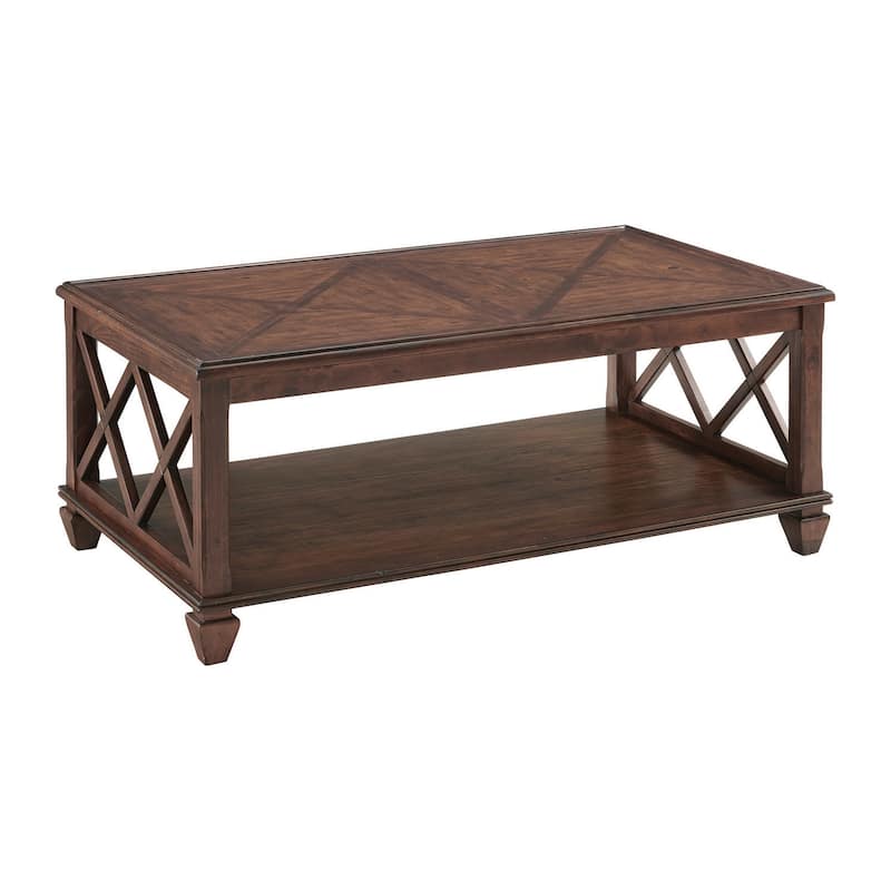 Stockbridge 45"L Wood Coffee Table