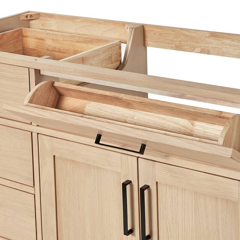 Ariel T066SCQOVO Hepburn 67" Free Standing Single Basin Vanity Set