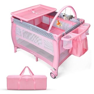 playpen gymax playard