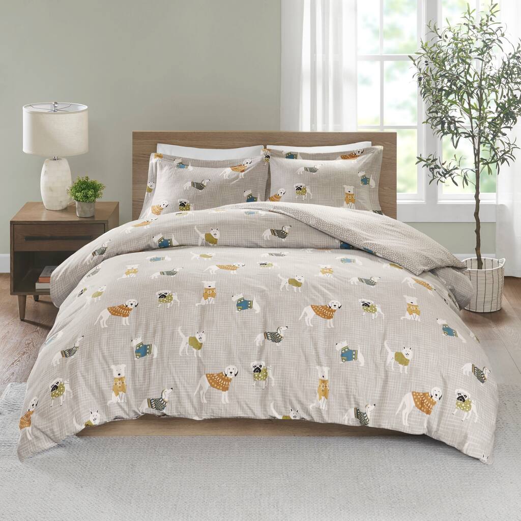 True North by Sleep Philosophy Cozy Flannel Duvet Set