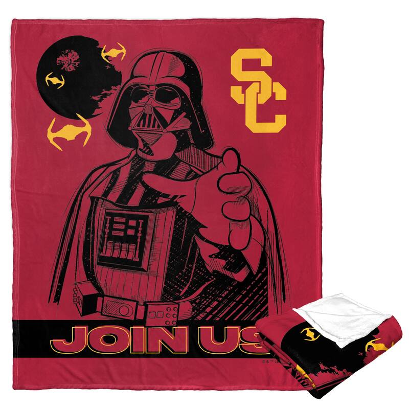 NCAA Star Wars Cobranding Influence Silk Touch Throw Blanket - 50" x 60" - USC Trojans