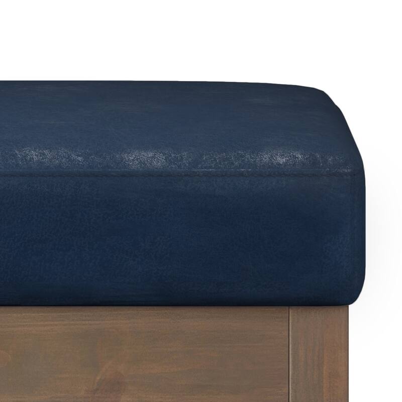 WYNDENHALL Madison 26 inch Wide Contemporary Rectangle Ottoman Bench