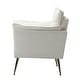 preview thumbnail 64 of 89, HULALA HOME 1ida Modern Velvet Tufted Accent Armchair with Gold Metal Legs