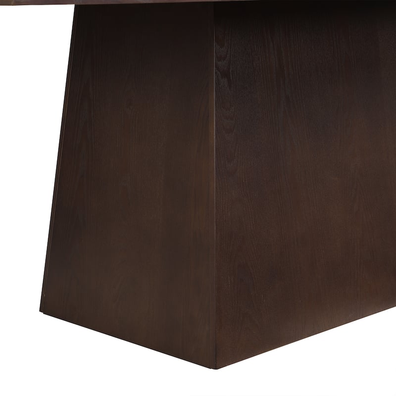 Christopher Knight Home - Lowell Modern Wooden Pedestal Dining Table
