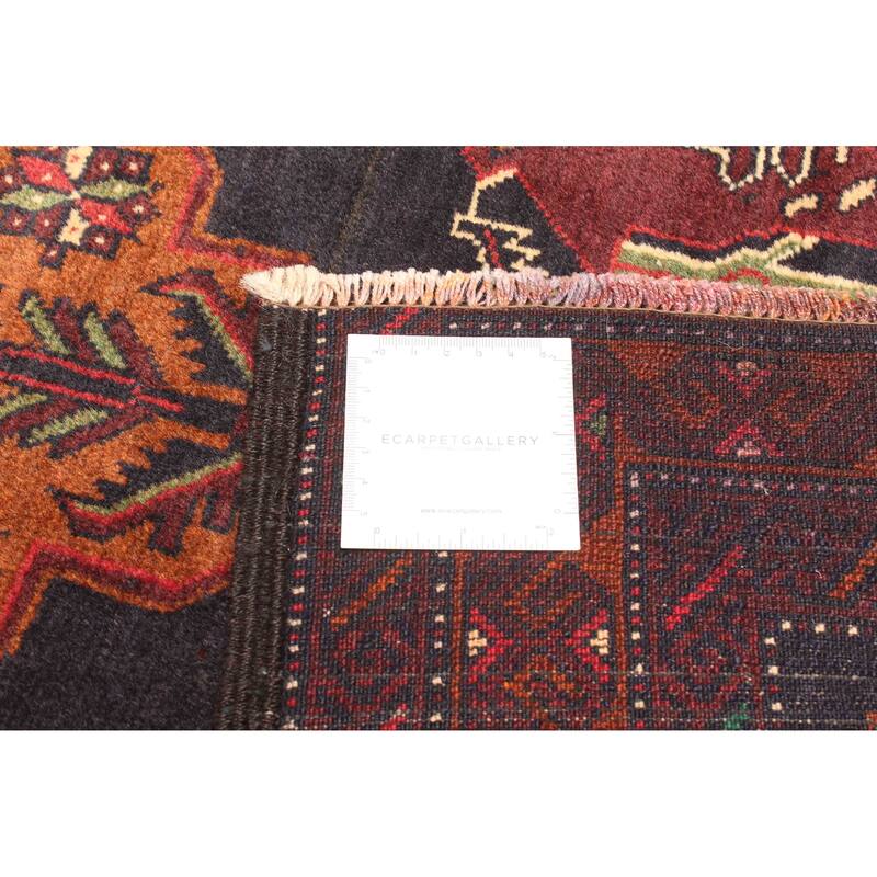 ECARPETGALLERY Hand-knotted Teimani Black Wool Rug - 2'9 x 4'4