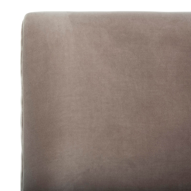 SAFAVIEH Couture Melonie Velvet Accent Chair - Mustard / Brass - 28"x23"x35.3" - 28" W x 23" D x 35" H - 28Wx23Dx35H