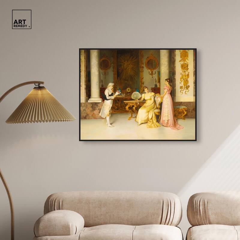 Bashful Suitor Canvas by Art Remedy