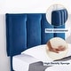 preview thumbnail 40 of 70, Kids Bed Frame, Height Adjustable Upholstered Bed, Twin Size Bed Set of 2