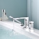 preview thumbnail 16 of 22, Luxier RTF17-T Deck Mounted Roman Tub Faucet with Hand Shower