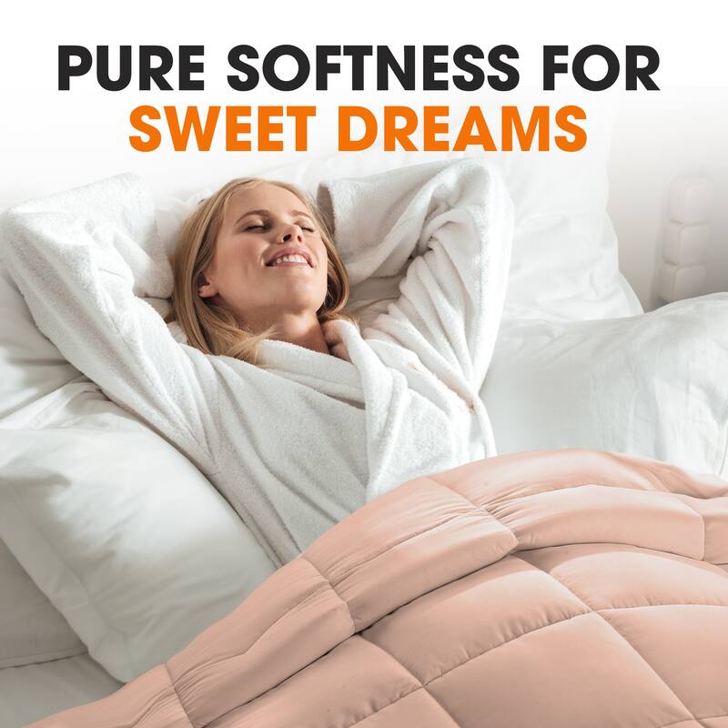 Cheer Collection All Season Down Alternative Hypoallergenic Comforter