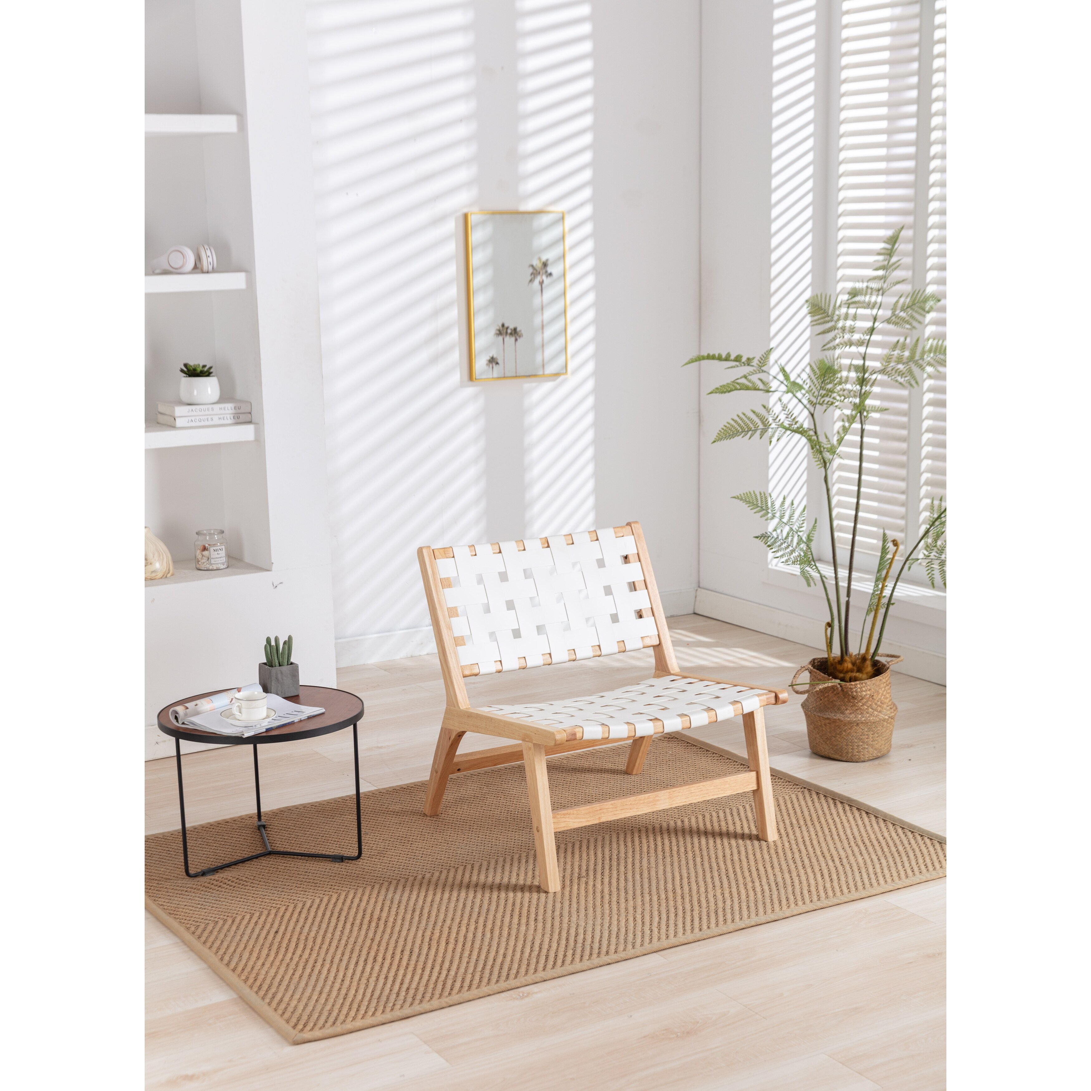 Woven bedroom chair deals