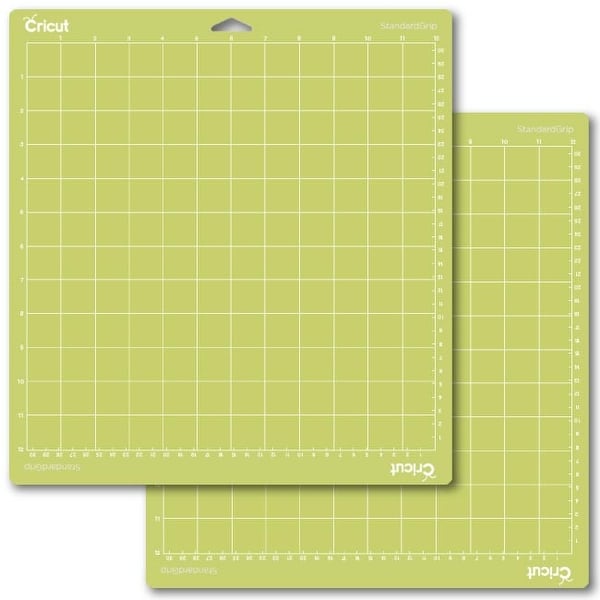 Standard Grip 2 Pack Cricut Cutting Mat 12"X12"-New Green Expression Sticky Mat