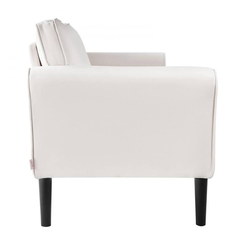 Two-Seater Velvet Loveseat Sofa with Soft High-Density Cushions for Living Room or Hallway - 69.3” x 29.5” x 31.5”