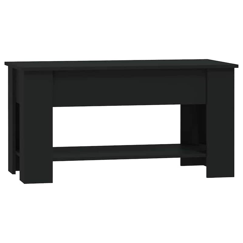vidaXL Coffee Table Lift Top End Table Accent Side Sofa Table Engineered Wood - 39.8" x 19.3" x 20.5"