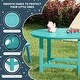 preview thumbnail 114 of 180, Polytrends Laguna Kids Outdoor 38" Round Poly Dining Table for Children
