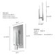 preview thumbnail 9 of 10, Hunter Sunjai 1-Light Wall Sconce - Candle, Contemporary, Damp Rated!