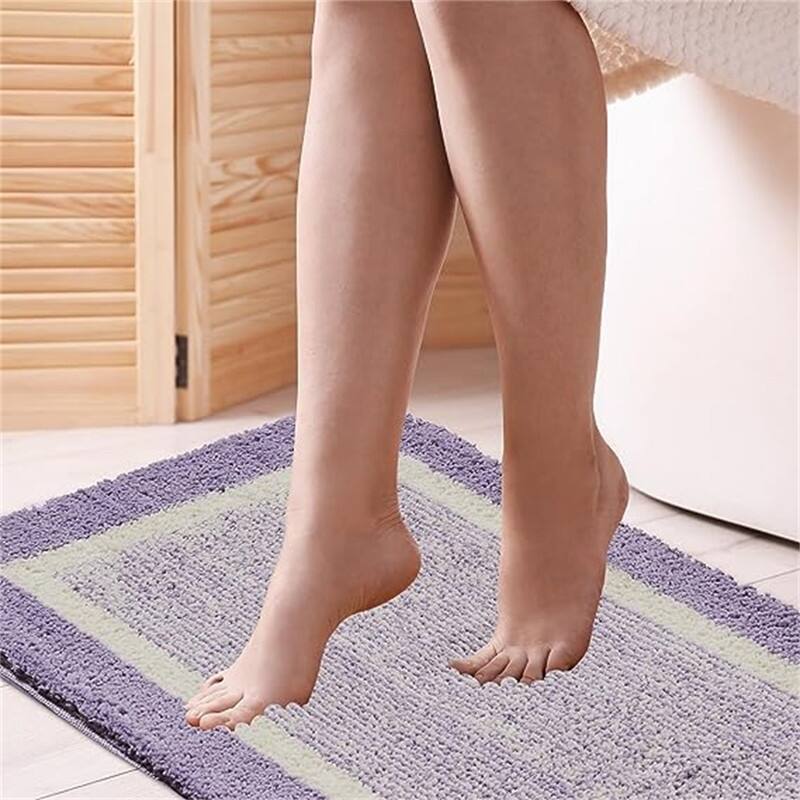 Bath mats for Bathroom Non Slip - A-lavender - 32" x 20"
