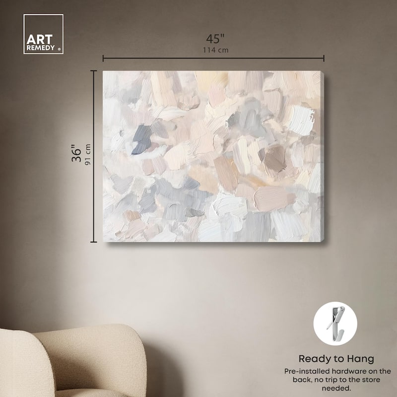 Soft Colors Fade I Canvas by Art Remedy, Gallery Wrapped