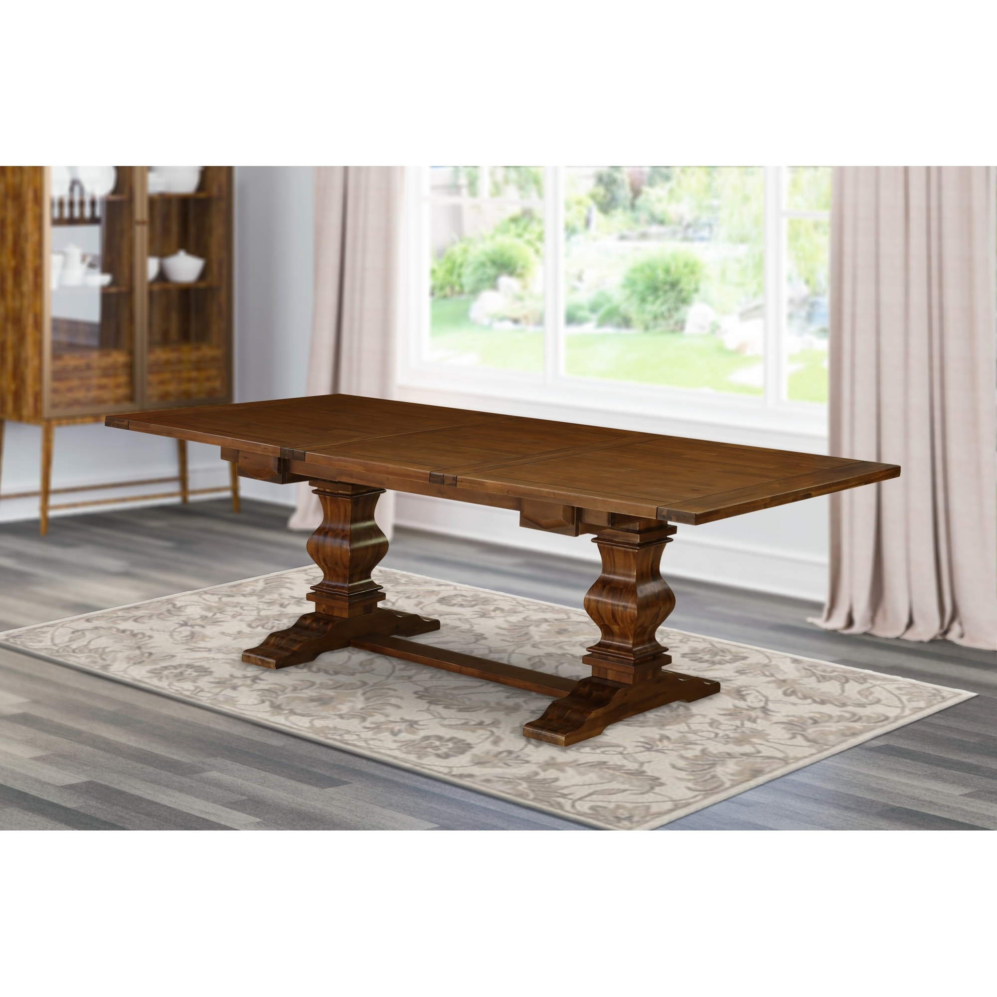 Shop Black Friday Deals On Rectangular Kitchen Table With Leaf And Solid Wood Kitchen Table Legs Overstock 32428434