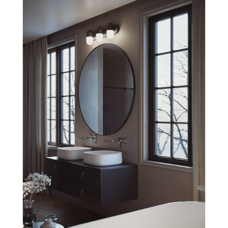 AFX IRVV2406LAJUD Irvine 3 Light 24" Wide LED Vanity Light with