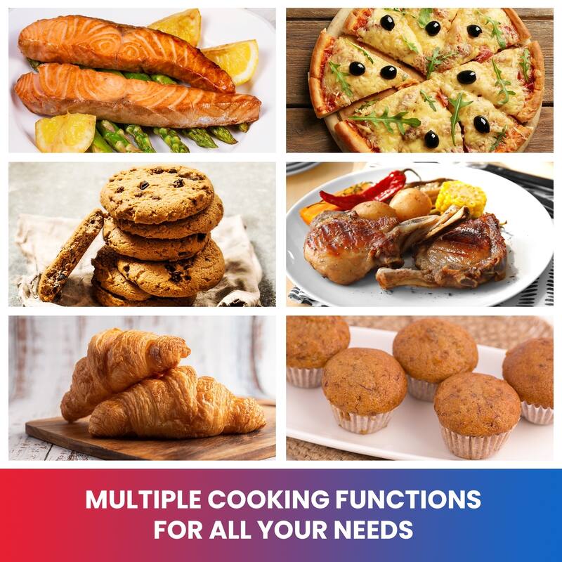 Total Chef 4-Slice Toaster Oven, 1000 Watts