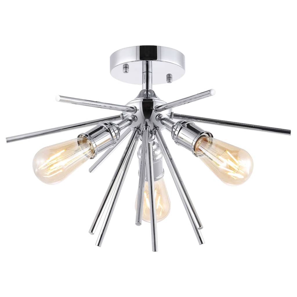 Sputnik Chandeliers 3-Light Flush Mount Pendant Lamp