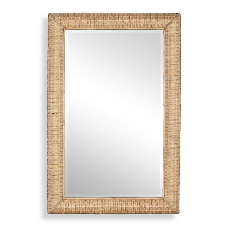 Uttermost 08251 Twisted Seagrass 38"W x 58"H Rectangular Beveled Other - Natural Seagrass