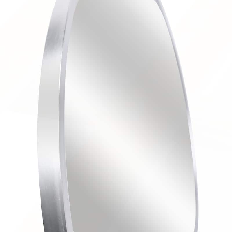 32 Inch Metal Framed Round Bathrrom Mirror