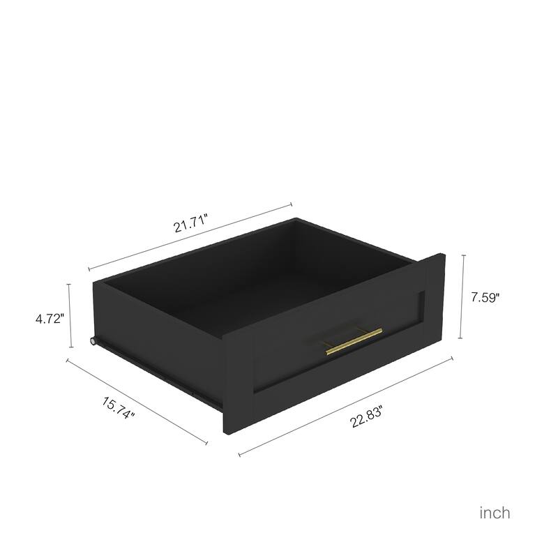 Tall Armoire Wardrobe with Sliding Barn Doors, Hanging Rod & Storage Shelves