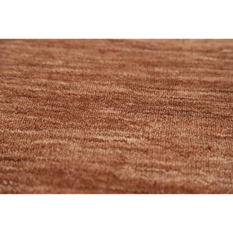 Hand Knotted Oriental 100% Wool Carpet Tribal Tribal Brown Gabbeh Area Rug - 5' 10'' X 4' 0''