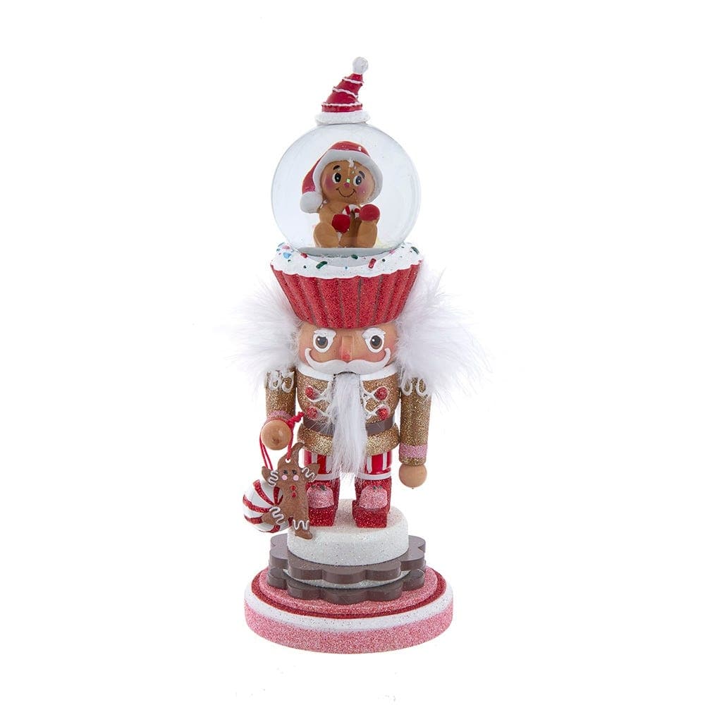 Kurt Adler 10-Inch Hollywood Nutcrackers Gingerbread Water Globe Nutcracker