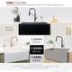 preview thumbnail 40 of 46, STYLISH Undermount 30" Workstation Single-Bowl Composite Granite Kitchen Sink - 30" x 21" x 10"