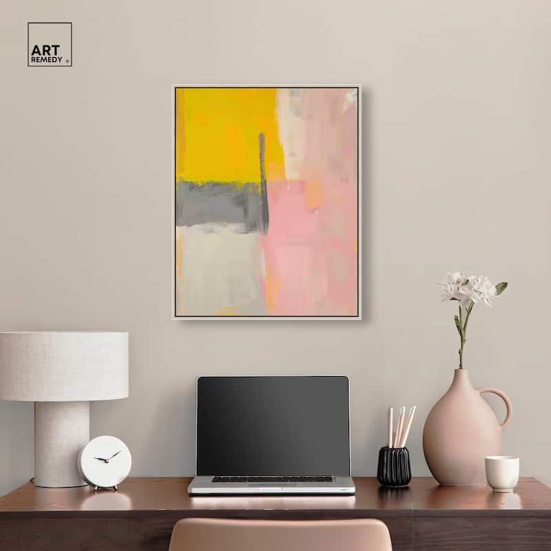 Tangerine Blush II Canvas by Art Remedy