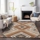 preview thumbnail 67 of 127, Machine Washable Indoor/ Outdoor Global Boho Chantille Rug