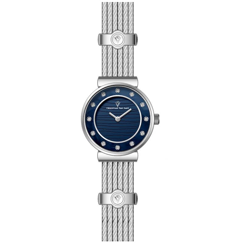 Christian Van Sant Women's Cavo Blue Dial Watch - CV1292 - One Size