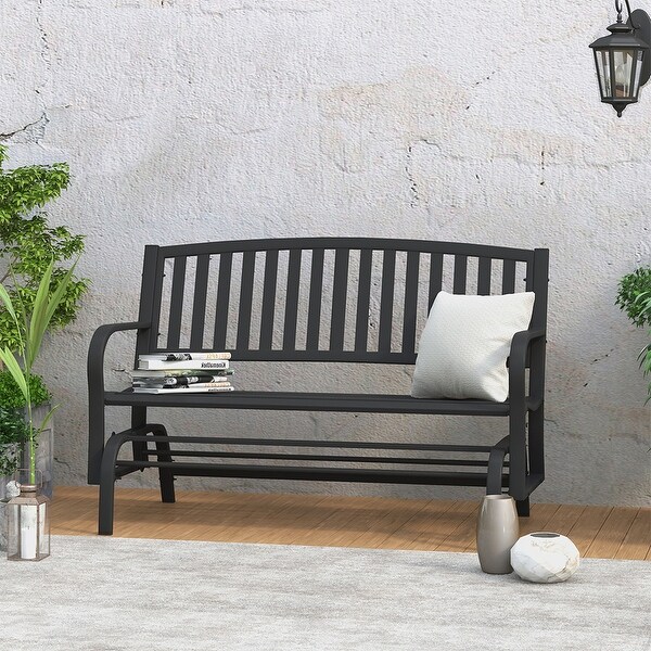 Maypex Double Seaters Steel Glider Bench On Sale Bed Bath