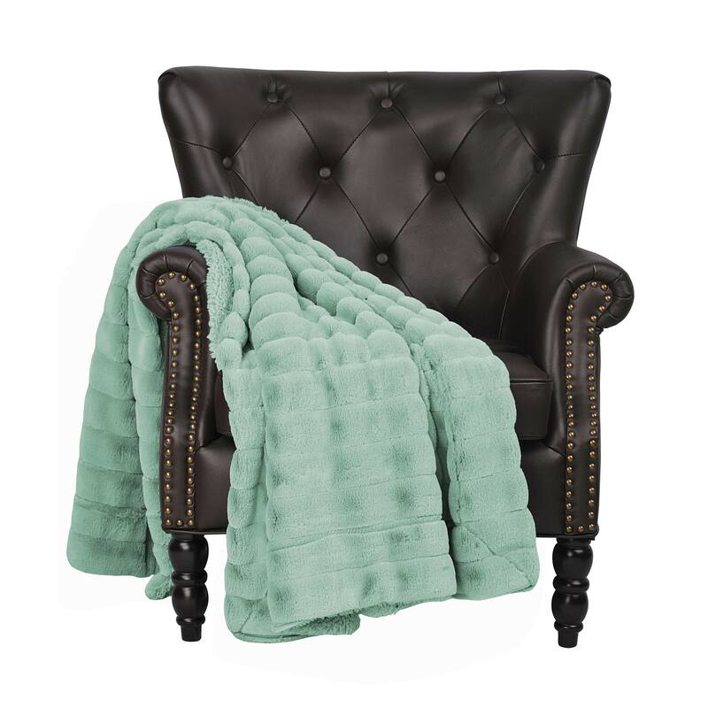 Supermink Decorative Fauxfur Throw 60'' x 80''