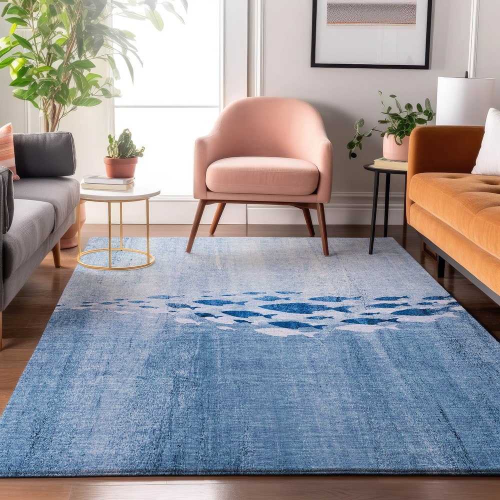 Premium Washable Super Modern Fish Soft Mayfield Rug