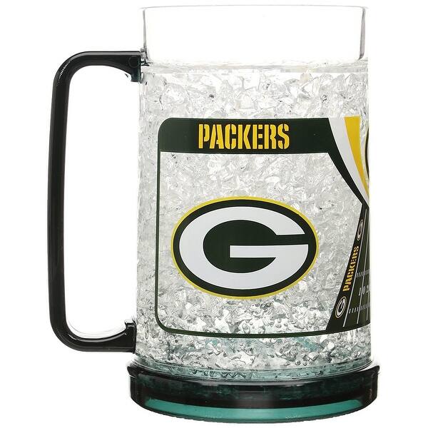 Shop Nfl Green Bay Packers 16 Ounce Crystal Freezer Mug Sports Overstock 18681487