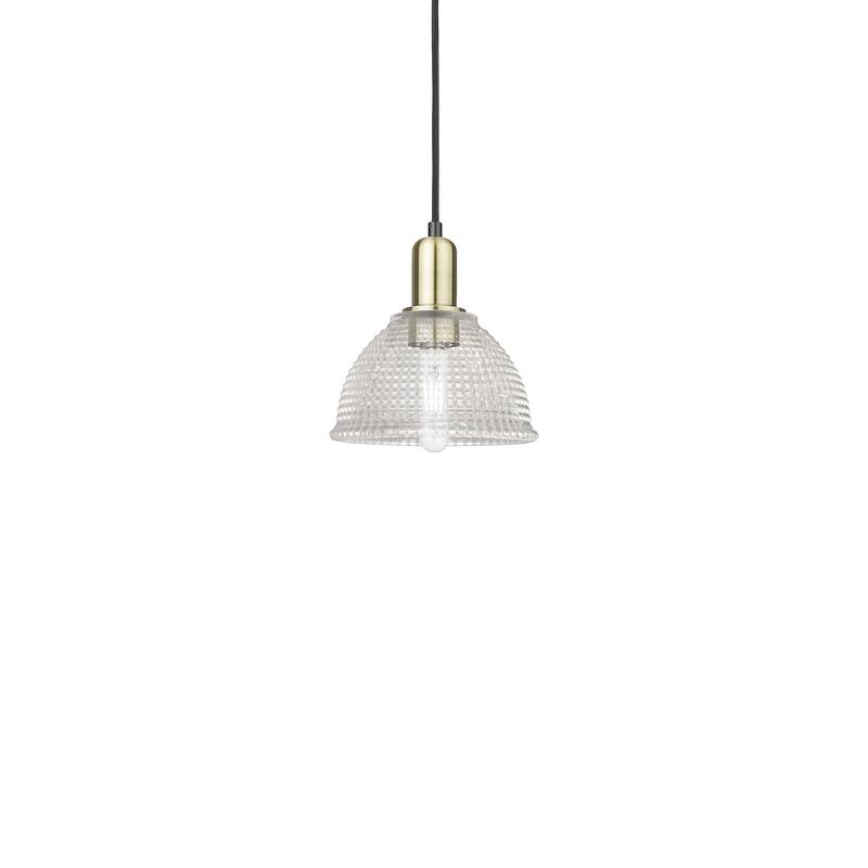 Innovations Lighting 716-1P-9-8 Arietta Pendant Arietta 8" Wide Mini - Black Antique Brass / Clear