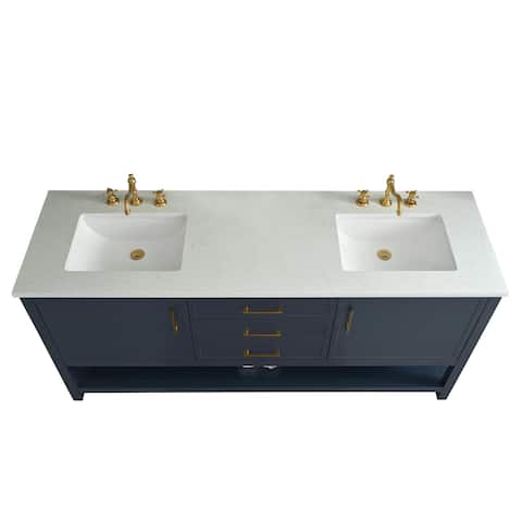 Sudio Design Arlo 72 Double Bathroom Vanity