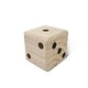 preview thumbnail 3 of 2, Giant Dice Set Outdoor Indoor Wooden w/ Scorecards & Case - Nature