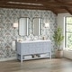 preview thumbnail 22 of 57, Breckenridge 60" Double Vanity, Serenity Blue - 60D