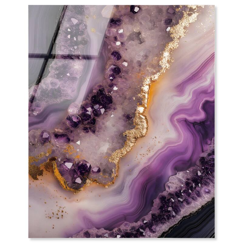 Amethystine Dream I Acrylic by Art Remedy, Ready to Hang - 36" x 45"