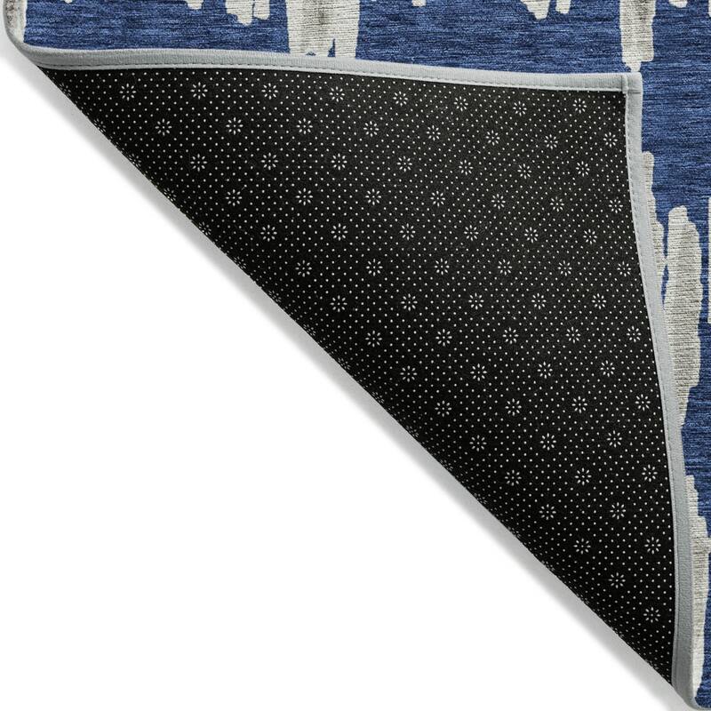 HomeRoots Striped Transitional Rectangle Outdoor Rug