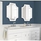 preview thumbnail 9 of 134, Kate and Laurel Hogan Scalloped Wood Framed Mirror