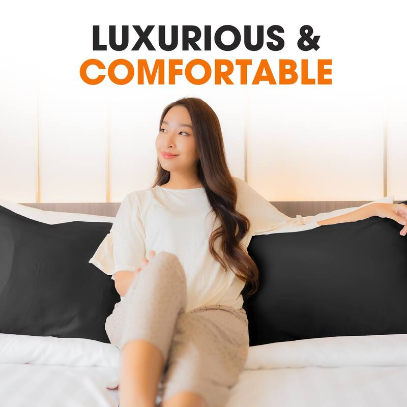 Cheer Collection Velour Body Pillow