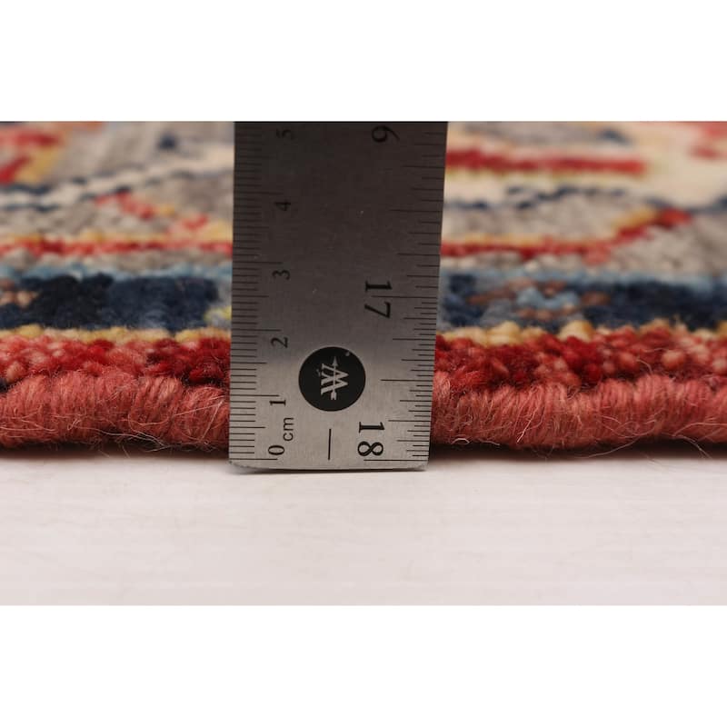 ECARPETGALLERY Hand-knotted Jules Serapi Red Wool Rug - 8'11 x 11'10