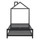 preview thumbnail 25 of 25, Twin Size Metal Platform Bed with Twin Size Trundle