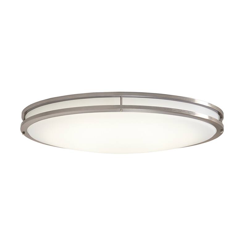 Designers Fountain EV1424C3C 24" Wide Integrated LED Flush Mount - Brushed Nickel